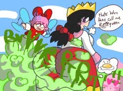 ass ass brap brappycatty fairy fairy_wings fard fart fart_fetish farting farts fetish gassy kirby kirby_(series) kirby_64 kirby_64:_the_crystal_shards queen_ripple ribbon_(kirby) sunniefunnie