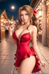 aerith gainsborough from final fantasy by lv1aialchemist