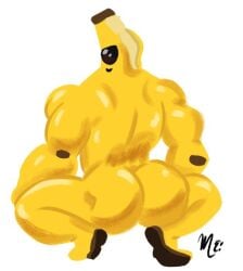 1boy ass ass_focus banana big_ass big_butt big_muscles broly_culo butt butt_focus crouching elemental_creature elemental_humanoid epic_games flora_fauna food food_creature food_humanoid fortnite fruit fruit_humanoid humanoid living_fruit male male_only meme muscular muscular_humanoid muscular_male parody peely plant plant_humanoid simple_background solo spread_legs spreading unknown_artist white_background yellow_body yellow_butt yellow_skin