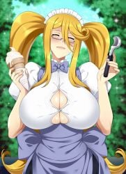 centorea_shianus huge_breasts imminent_wardrobe_malfunction lindaroze monster_musume_no_iru_nichijou