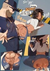 2boys aly_zarathustra anal branding_mark cum cum_in_ass fellatio femboy ripped_clothing security_guard spanking tagme tottalyaw31rd0 yaoi