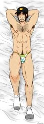 1boy 1boys 1male 1men dakimakura hairy hairy_armpits hairy_chest hairy_male looking_at_viewer male real_person relaxed relaxed_expression relaxed_pose rpf solo underwear_only vinesauce vinny_(vinesauce)