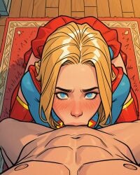 1boy 1girls ai_generated dc dc_comics kara_zor-el karen_starr supergirl supergirl_(series) superman_(series) tagme