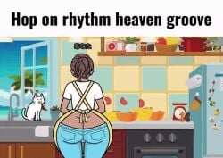ai ai_assisted ai_generated animal animated cat color colored giant_ass huge_ass large_ass mp4 nintendo rhythm_heaven rhythm_heaven_groove swaying swaying_ass tagme thick thick_ass video