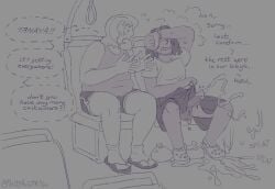 1futa 1futanari 1gynomorph cant_stop_cumming crocs cum cum_balloon embarrassed erection_under_clothes erection_under_clothing erection_under_skirt filled_condom filled_condoms futa_only futanari gynomorph in_public meltyautumn out_of_condoms reference_image solo tanaya_(meltyautumn)