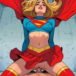 1boy 1girls ai_generated dc dc_comics kara_zor-el karen_starr supergirl supergirl_(series) superman_(series) tagme