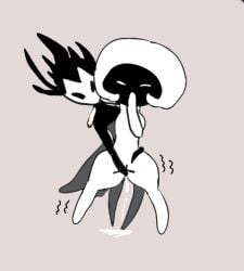 2girls black_body bug bug_girl covering_mouth female/female fingering fingering_pussy hollow_knight hollow_knight:_silksong hollow_knight_(franchise) incest incest_(lore) incestuous incestuous_(lore) insect insect_girl lace_(hollow_knight) lesbian_sex phantom_(hollow_knight) pussy pussy_juice pussy_juice_drip shaking spider spider_girl team_cherry yuri