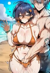 1boy 1girls ai_generated artist_name belle_(zenless_zone_zero) brother_and_sister incest mihoyo sex straight wise_(zenless_zone_zero) zenless_zone_zero
