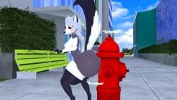 big_ass big_ass_(female) big_ass_cheeks big_asscheeks big_booty big_booty_(female) big_booty_cheeks big_bubble_butt big_bum big_butt big_butt_(female) big_butt_cheeks big_buttcheeks blush blushed blushed_face blushing blushing_face blushing_female bubble_ass bubble_ass_(female) bubble_booty bubble_booty_(female) bubble_bum bubble_butt bubble_butt_(female) fire_hydrant fully_naked fully_naked_female fully_nude fully_nude_female kaibernation looking_at_ass looking_at_self loona_(aeridiccore) loona_(helluva_boss) naked naked_female nude nude_female nudist scratching_ass scratching_butt