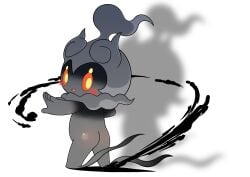 ambiguous_gender ass asshole backside blushing booty butt butthole buttocks fighting_type ghost ghost_type legendary_pokemon marshadow mythical_pokemon nervous pokemon pokemon_(species) shadow shy unknown_artist