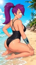 ai_generated ass big_breasts futurama looking_at_viewer thighs turanga_leela