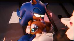 3d blowjob diag34k faceless_male huge_breasts paizuri rule_63 sonic_(series) sonic_the_hedgehog sonique_the_hedgehog
