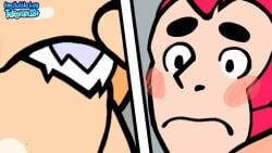 animated ass belly big_ass blowjob brawl_stars breasts bubble_bara colt_(brawl_stars) deepthroat erection gay huge_ass incest nipples no_sound sam_(brawl_stars) seductive seductive_look sex shorter_than_one_minute tagme text_bubble video