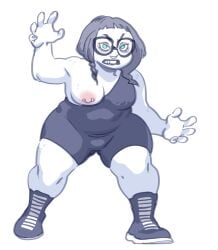 chickpea glasses goth huge_breasts mandy_anders