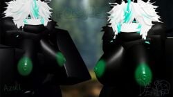 3d artist_name azali black_body character_name die_of_death_(roblox) pursuer_(die_of_death) roblox roblox_avatar roblox_background roblox_game robloxian rule_63 tagme white_hair
