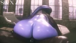 3d animated ass ass_focus back_view big_ass big_butt blizzard_entertainment blue_skin bottomless bottomless_female bouncing_ass completely_nude_male dark-skinned_male dat_ass female female_on_top female_penetrated functionally_nude_female huge_ass interracial interracial_sex jiggling_ass juicy_butt large_ass male/female male_penetrating_female moaning overwatch overwatch_2 penetration ponytail round_ass round_butt sex shorter_than_30_seconds skxz sound sound_effects tagme video widowmaker