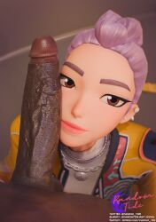 1boy 1girls 3d braid female female_focus kpop_demon_hunters long_hair male penis purple_hair randomtide rumi_(kpop_demon_hunters) sex tagme
