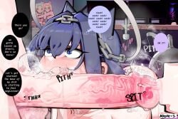 2d 2d_(artwork) 4girls adore_nice blonde blonde_female blonde_hair blowjob blue_eyes blue_hair cat_ears character_in_background cock_worship color colored dog_ears english english_commentary english_dialogue english_text exercise_ball exercise_ball_dildo fellatio female female_focus femsub fuwawa_abyssgard heart heart-shaped_pupils heart_symbol hololive hololive_english hololive_english_-council- hololive_english_-promise- hololive_myth jealous jealous_female kemonomimi kissing kissing_penis licking licking_penis light-skinned_female light_skin lips lipstick lipstick_mark lipstick_on_penis male male/female maledom mococo_abyssgard multiple_images ninomae_ina'nis oral oral_penetration oral_sex ouro_kronii penis penis_in_mouth penis_lick penis_on_face penis_worship petplay purple_hair saliva saliva_bubble saliva_drip saliva_trail sex_toy sloppy sloppy_blowjob smell speech_bubble squid_girl submissive submissive_female teamwork teamwork_(sexual) tongue tongue_out virtual_youtuber watching