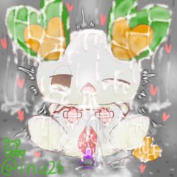 1:1 2025 anal bodily_fluids chibi cum cum_in_pussy cum_inside ejaculation genital_fluids heart_symbol inside inu26 lalapi life_corp low_res mammal mascot murid murine rat rodent sex sex_toy simple_background