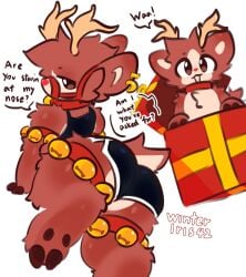 rudolph from christmas by winteriris42