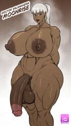 ass big_ass big_breasts big_penis breasts dark-skinned_futa dark_skin dittochad doctor_salamandra female fit_female fit_futa futa_only futanari intersex moonrise penis source_request thick_thighs