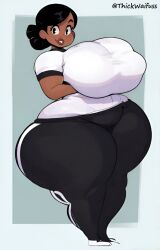 1girls ai_art ai_generated ass ass_bigger_than_head big_ass big_breasts big_butt big_nipples bikini black_body black_woman black_women breasts breasts_bigger_than_head exposed_ass exposed_breasts exposed_butt female gigantic_ass gigantic_breasts gigantic_butt hips huge_ass huge_breasts huge_butt hyper_ass hyper_breasts hyper_butt sports_uniform thickwaifuss