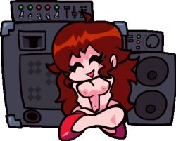 auburn_hair edit fnf friday_night_funkin girlfriend_(friday_night_funkin) naked