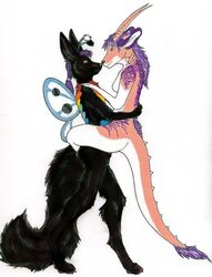 anthro aurali butterfly canine dragon female fur furry hybrid male penis rainbow rat rodent skittle straight vaginal_penetration wolf