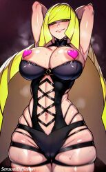lusamine (pokemon) from nintendo by sensualdiffusion