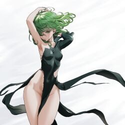 1girls arm arm_up armpit armpit_crease armpits breasts child_bearing_hips damaged_clothes female female_only green_hair hair_over_one_eye hips loped one-punch_man one_eye_obstructed petite petite_body small_breasts tagme tatsumaki thick thick_thighs tight_clothing torn_clothes torn_clothing white_background wide_hips