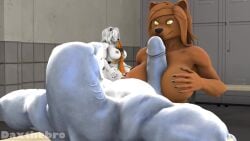 16:9 3d_(artwork) animated anthro anthro_on_anthro bear biceps big_breasts bouncing_breasts breast_play breasts dasha_(petruz) daxter daxthebro digital_media_(artwork) erection female fish fur furry genitals group hammerhead_(petruz) jak_and_daxter male male/female male_anthro male_anthro/female_anthro mammal marine muscular muscular_anthro muscular_female muscular_male mustelid nataliya_(petruz) naughty_dog nipples no_sound nude ottsel paizuri penis petruz_(copyright) sex shark short_playtime size_difference smile sony_corporation sony_interactive_entertainment source_filmmaker tagme titjob video white_body white_fur widescreen