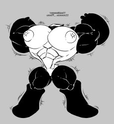 bulge dragmon growth hi_res male muscle_growth muscular newgrounds tankman transformation