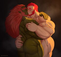 abs biceps ganondorf gay grabbing_ass iskandar_(fate) kissing male male_focus male_only muscle muscles muscular muscular_arms muscular_ass muscular_back muscular_legs muscular_male muscular_thighs nintendo nipples no_visible_genitalia nude pecs the_legend_of_zelda thedarkdjin veins