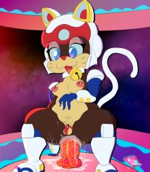 actionb4stard anal anthro anus chastity_cage chastity_device dildo genitals girly lube male male/male nipples penis puffy_anus puffy_nipples samurai_pizza_cats sex_toy short_stack small_penis solo speedy_cerviche