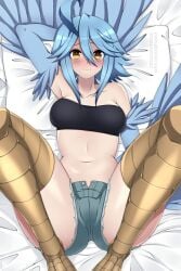 1girls female female_only fully_clothed harpy lindaroze monster_girl monster_musume_no_iru_nichijou papi_(monster_musume) solo