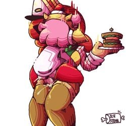 1boy cookie_run femboy male sandwich_cookie straight_sex strawberry_crepe_cookie tagme