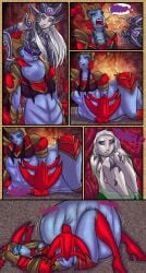 digested_prey digestion dragoness female/female female_only female_pred female_prey jessicarae league_of_legends oral_vore same_size_vore shyvana syndra vore