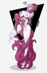 cells_at_work_code_black hataraku_saibou hataraku_saibou_black large_breasts large_nipples long_tongue mchoi141 restrained restrained_by_tentacles stomach_bulge tentacle tentacle_rape u-1196 vaginal_penetration white_background white_body white_hair x-ray