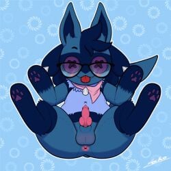 anal anal_sex animal_genitalia animal_penis animated anthro ass balls bandana belly blue_background blue_body blue_fur blush bodily_fluids bulge button_eyes canine_genitalia canine_penis clothing cum cum_from_ass cum_from_mouth cum_in_ass cum_in_mouth cum_inside cum_through cumshot digital_media_(artwork) duo ejaculation erection eyewear fur furniture generation_4_pokemon genital_fluids genitals glasses grey_body grey_fur hair inflation kerchief leaking_cum lucario male male/male male_penetrated male_penetrating male_penetrating_male mammal navel nintendo nude open_mouth orgasm penetration penile penile_penetration penis penis_in_ass penis_size_difference pink_penis plushie plushophilia pokemon pokemon_(species) purple_eyes sex simple_background size_difference smile sockodrawing stomach_bulge tongue vein veiny_penis voodoo voodoo_doll voodoo_penetration voodoo_sex