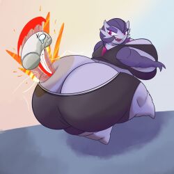 big_ass big_breasts breasts bubble_butt gardevoir huge_ass itsyairishboi pokémon_(species) pokemon pokemon_(species)