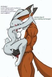 anthro big_breasts blush bodily_fluids breasts cum cum_in_pussy cum_inside disney duo female genital_fluids hi_res judy_hopps male male/female manly muscular muscular_male nick_wilde pace-maker penetration small_waist thick_thighs vaginal_penetration vaginal_penetration wide_hips zootopia