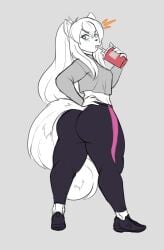 adison_(jwinkz) anthro artjwink big_ass big_breasts breasts bubble_butt female huge_ass jwinkz tagme yoga_pants