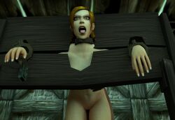 1girls 3d big_breasts blizzard_entertainment blonde_hair bondage breast_grab human human_(world_of_warcraft) light-skinned_female light_skin mathyrartsnsfw original_character pae_pickford sex short_hair stocks vaginal_penetration vaginal_sex warcraft world_of_warcraft