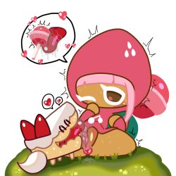 cookie_run licking licking_pussy lorennsfw strawberry_cookie tagme