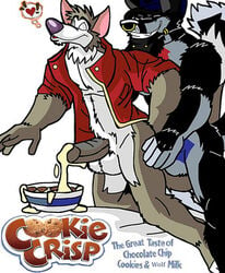 chip_the_wolf cookie_crisp cum cumming ejaculate ejaculation furry gay male mascot no_humans racthetmechanic