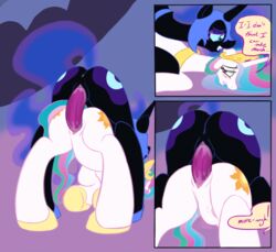 friendship_is_magic my_little_pony nightmare_moon nightmare_moon_(mlp) princess_celestia princess_celestia_(mlp) princess_luna_(mlp) smooth_skin