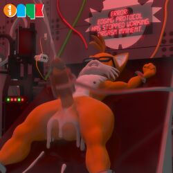 3d balls big_balls big_penis blender bondage cum cum_on_balls cumming cumshot edging eggman_logo ejaculation forced huge_balls huge_cock male male_only miles_prower milking_machine mobian_(species) musk musk_clouds onyxsplash orgasm penis pent_up restrained robot sega solo_male sonic_(series) sonic_the_hedgehog_(series) tails tails_the_fox tied_up