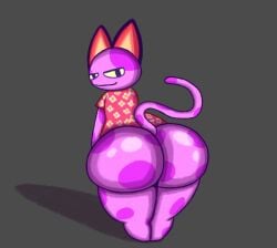 animal_crossing big_ass bob_(animal_crossing) bubble_butt cat huge_ass lewdyoshyboy tagme tail