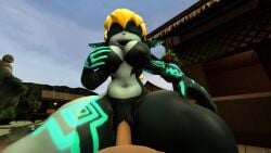 1boy 1girls 3d alternate_breast_size female huge_breasts huge_thighs imp_midna link male midna nintendo pov sex sfm silverade55 source_filmmaker the_legend_of_zelda twilight_princess vaginal_penetration