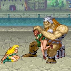 1boy 2d 2girls bare_ass bare_legs blush boots bottomless captured captured_heroine color defeated defeated_heroine dungeons_and_dragons elf elf_ears elf_female elf_girl gloves group hostage imminent_rape imminent_sex interspecies lucia_(d&d) male/female orc orc_male outdoors outside pixel_art rape raravista restrained rope shadow_over_mystara story straight tied_up torn_clothes torn_clothing undressed villager